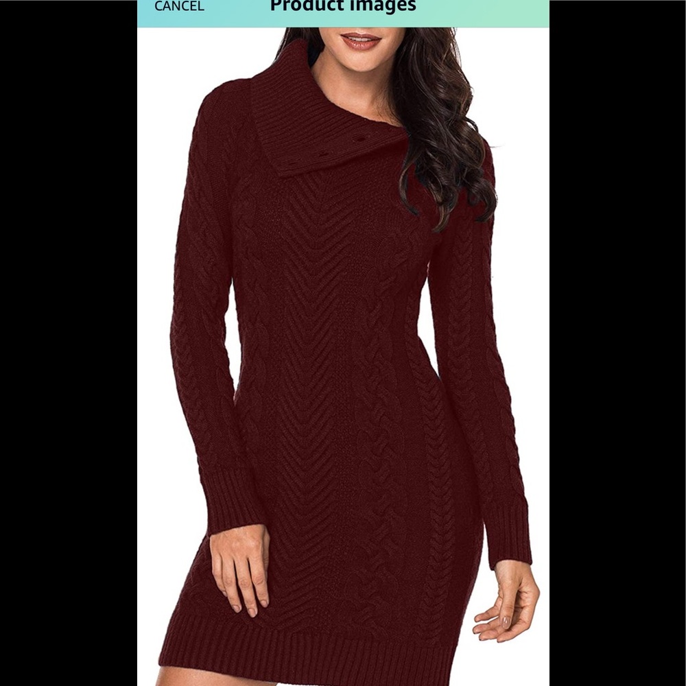 Blencot Burgundy size L sweater dress